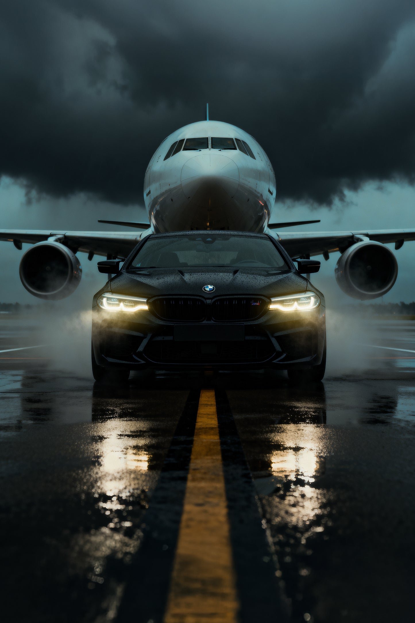 BMW VS Airbus - Neon Frame