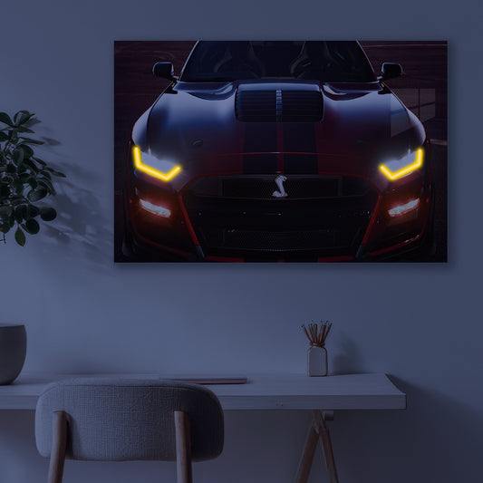 Ford Mustang Shelby GT500 | Neon Acrylic Frame