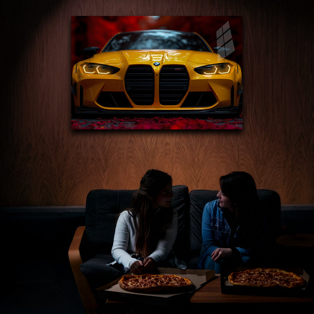 PURE AGGRESSION - BMW M4 - Neon Frame