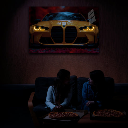 PURE AGGRESSION - BMW M4 - Neon Frame