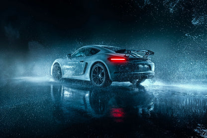 Porsche 718 Cayman GT4 - Neon Frame