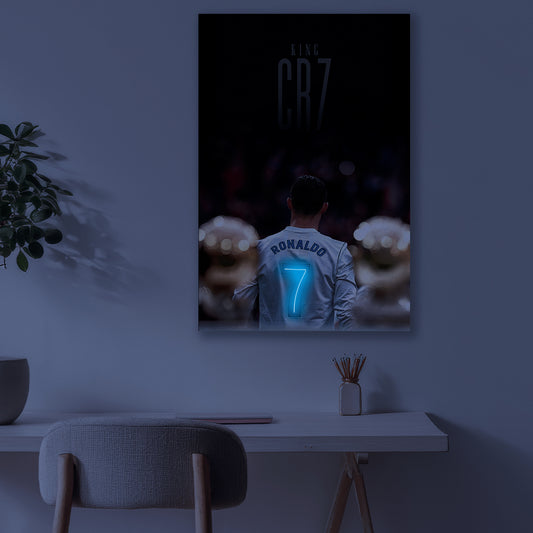 Ronaldo CR7- Neon Frame