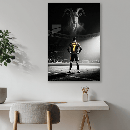 Ronaldo GOAT - Neon Frame