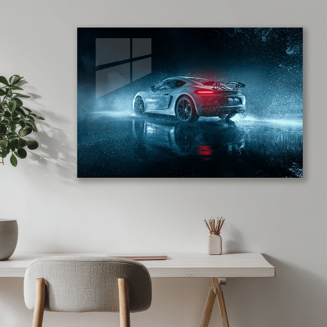 Porsche 718 Cayman GT4 - Neon Frame