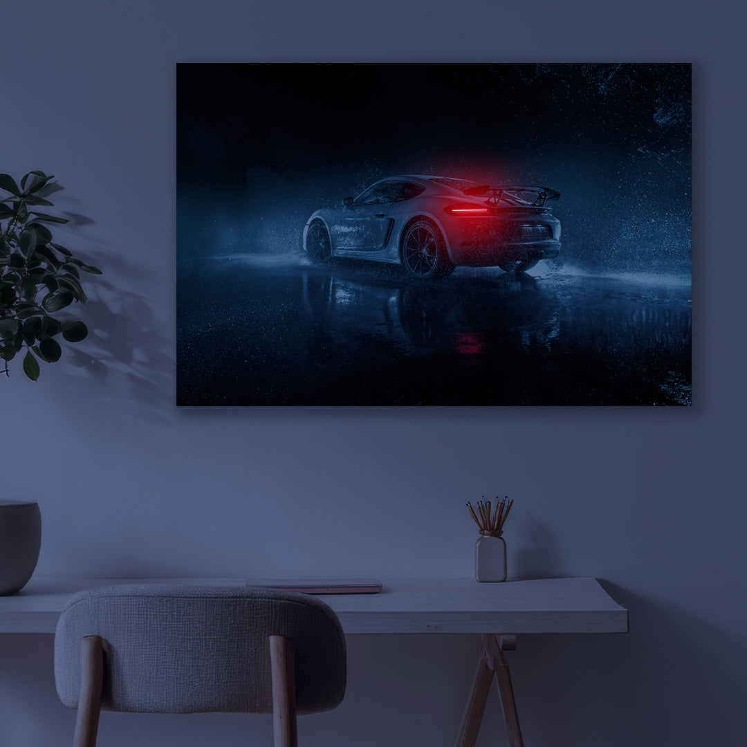 Porsche 718 Cayman GT4 - Neon Frame