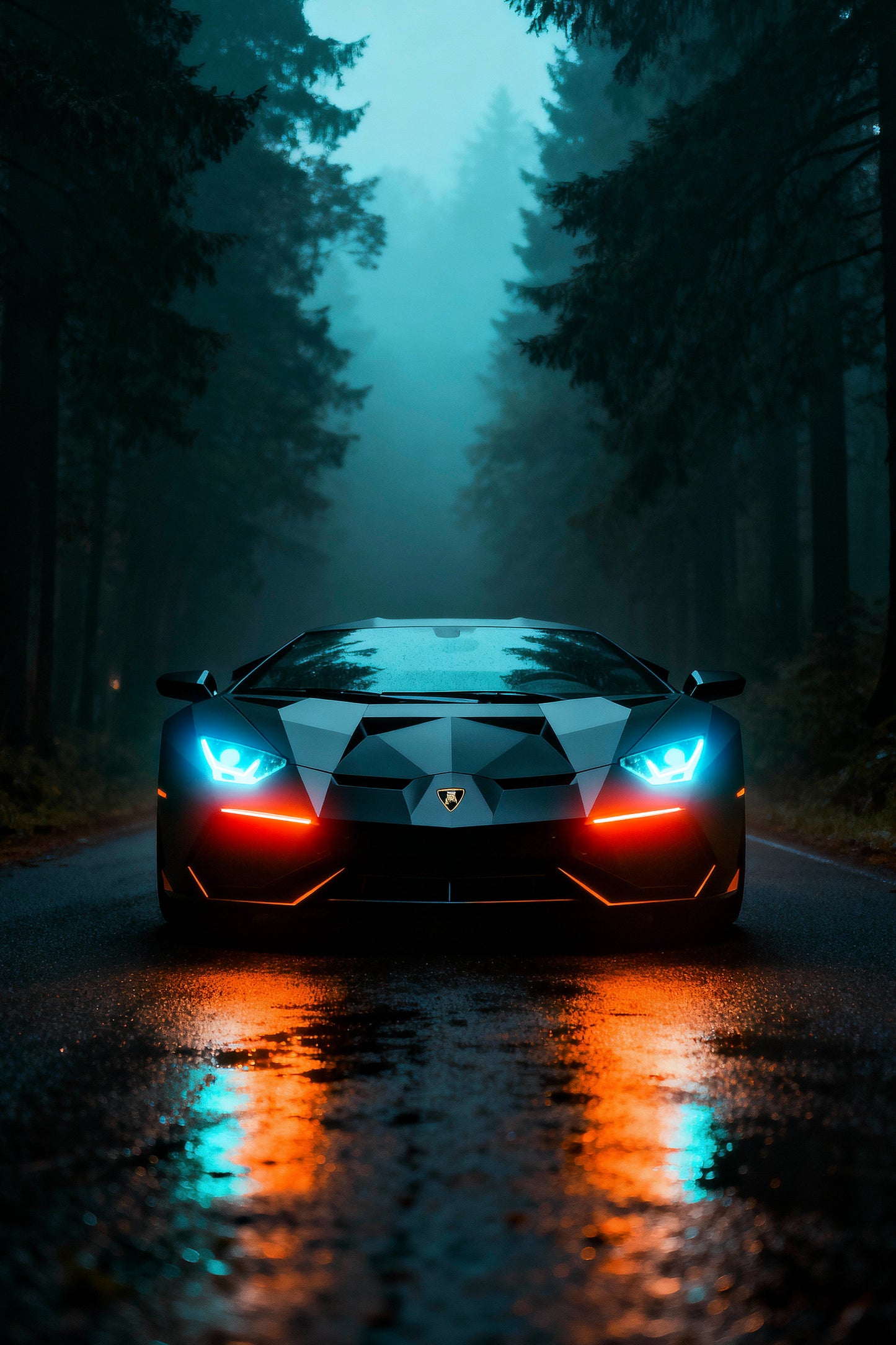 Night Predator | Savage Neon Acrylic Frame