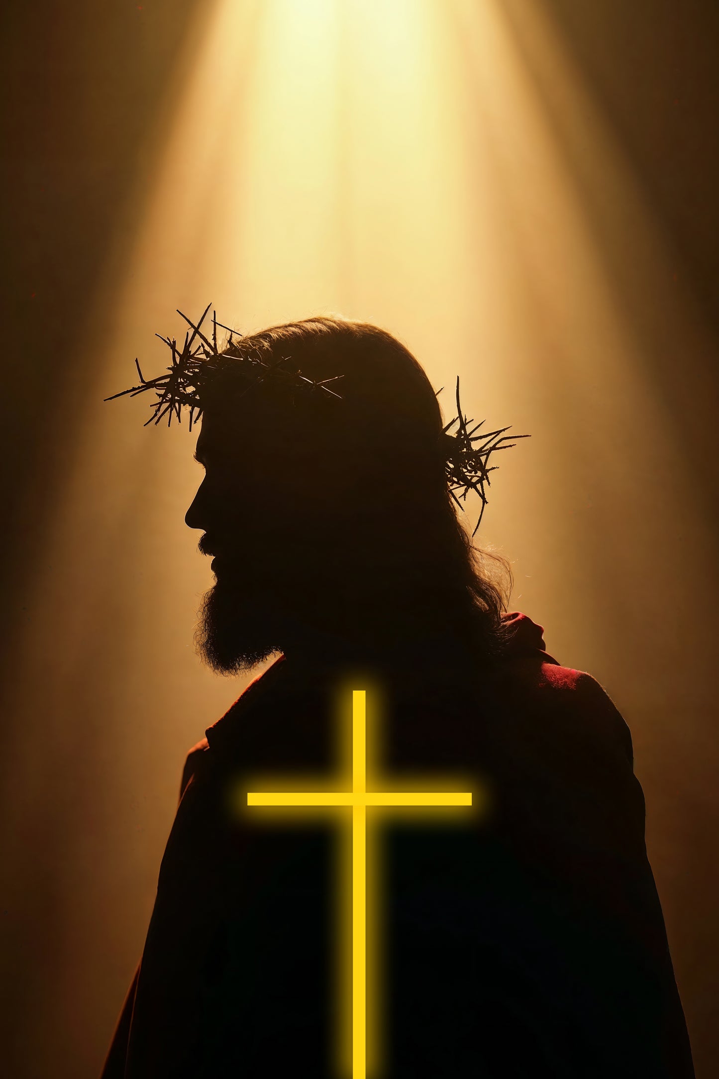 Jesus-The Crown of Thorns | Neon Acrylic Frame