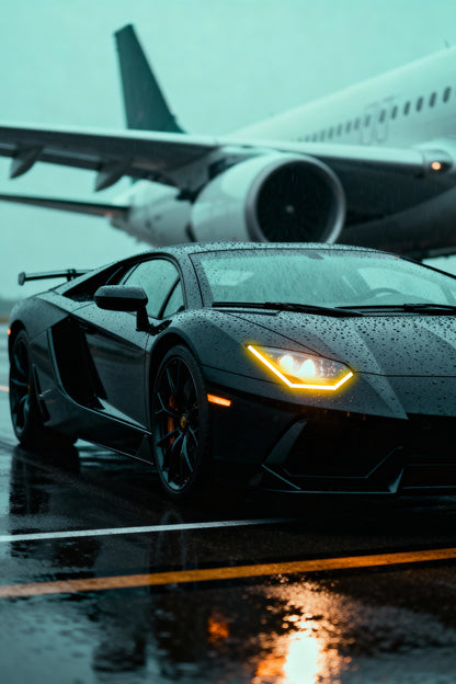 Lamborghini Aventador | Neon Acrylic Frame