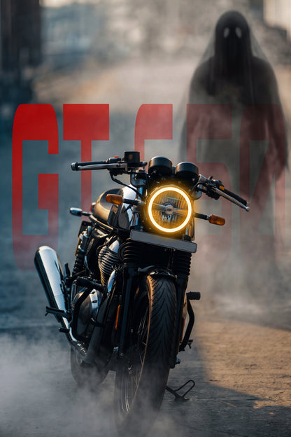 Royal Enfield GT 650 - Neon Frame