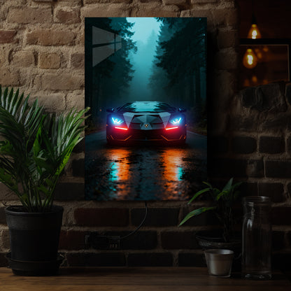 Night Predator | Savage Neon Acrylic Frame