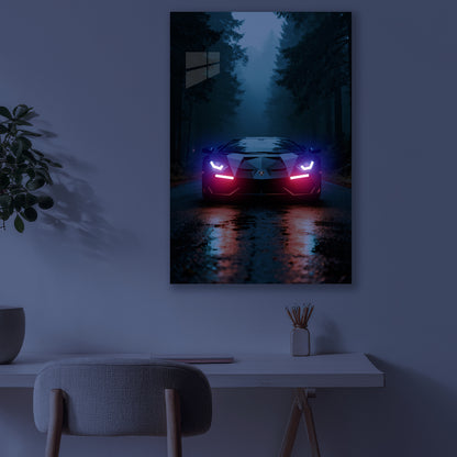 Night Predator | Savage Neon Acrylic Frame