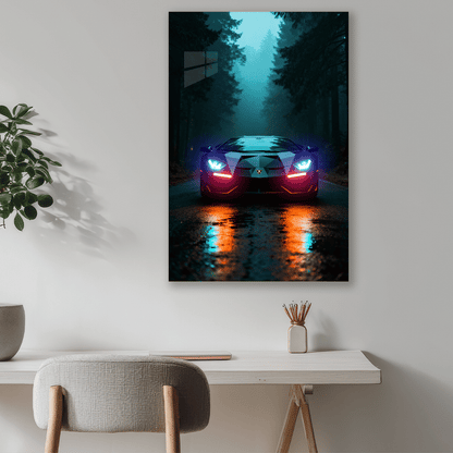 Night Predator | Savage Neon Acrylic Frame