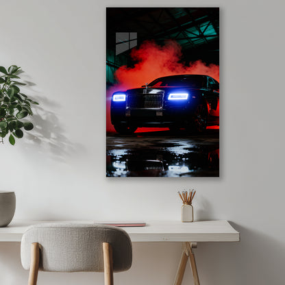 Midnight Monarch | Brutal Neon Acrylic Frame