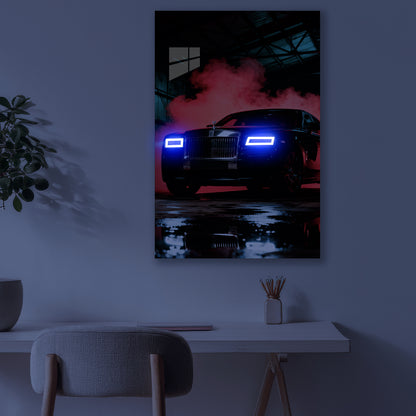 Midnight Monarch | Brutal Neon Acrylic Frame
