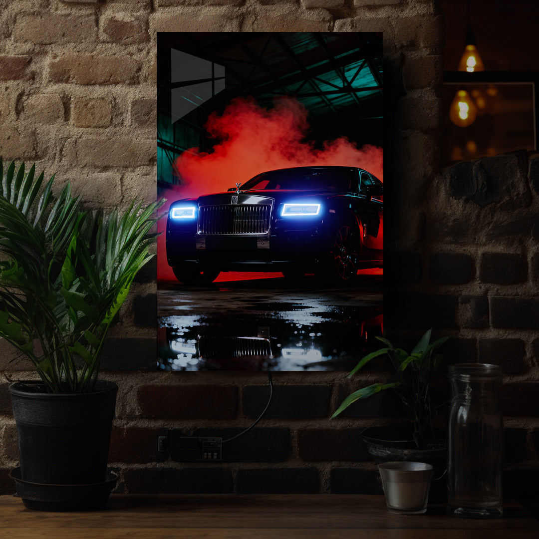 Midnight Monarch | Brutal Neon Acrylic Frame