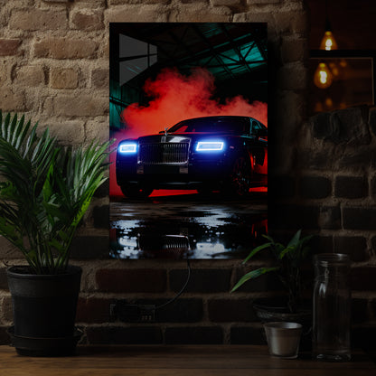 Midnight Monarch | Brutal Neon Acrylic Frame