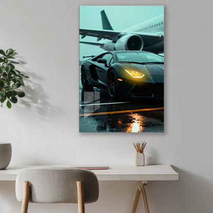 Lamborghini Aventador | Neon Acrylic Frame