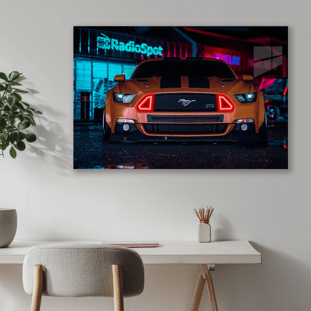 Ford Mustang GT | Neon Acrylic Frame