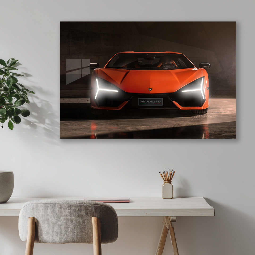 Lamborghini Revuelto | Neon Acrylic Frame