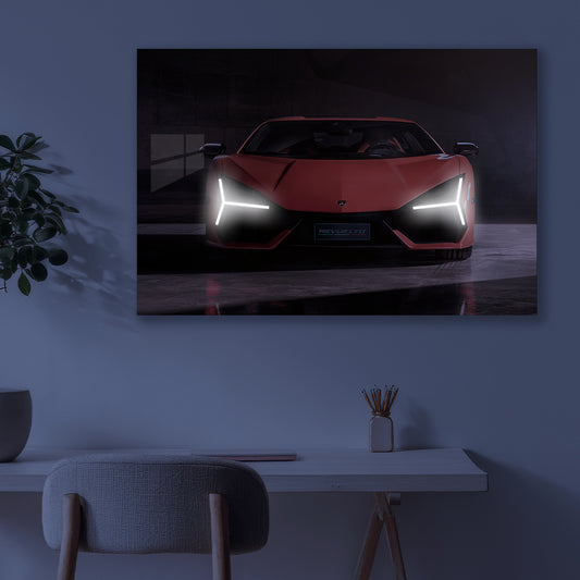 Lamborghini Revuelto | Neon Acrylic Frame