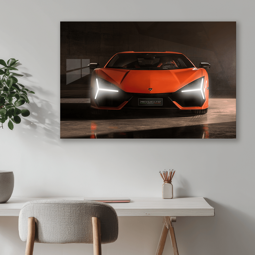 Lamborghini Revuelto | Neon Acrylic Frame