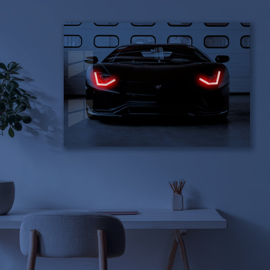 Lamborghini Aventador | Neon Acrylic Frame