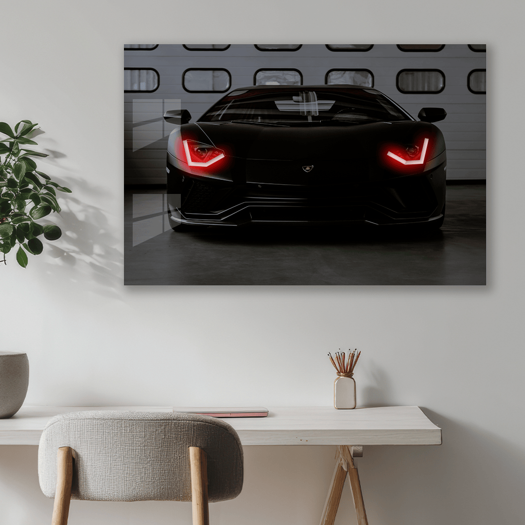 Lamborghini Aventador | Neon Acrylic Frame