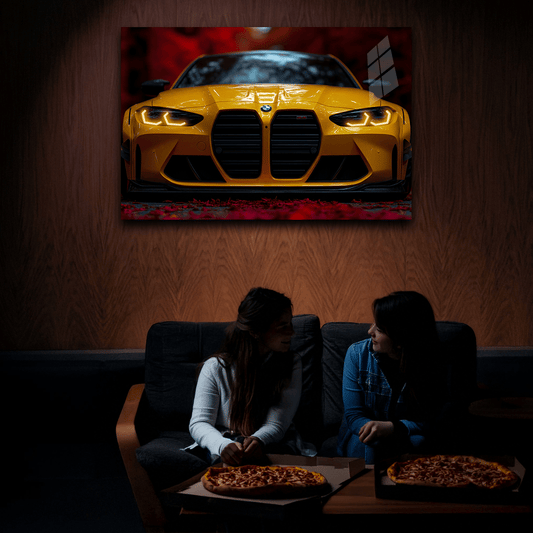 PURE AGGRESSION - BMW M4 - Neon Frame